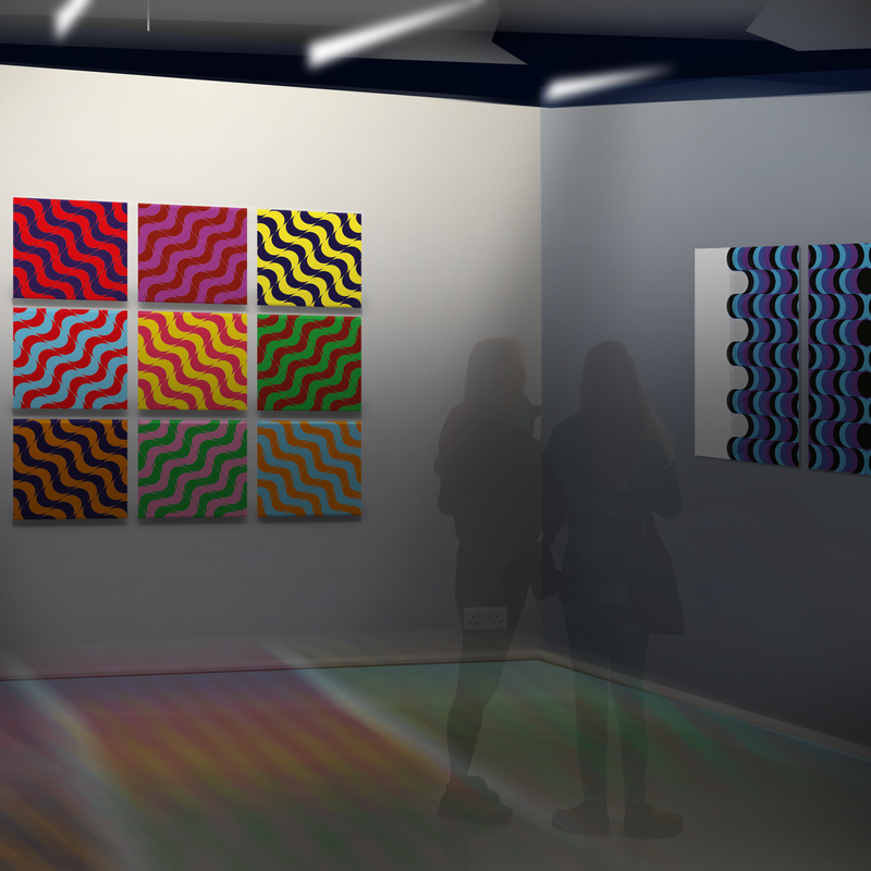 Pre-set up visual mockup