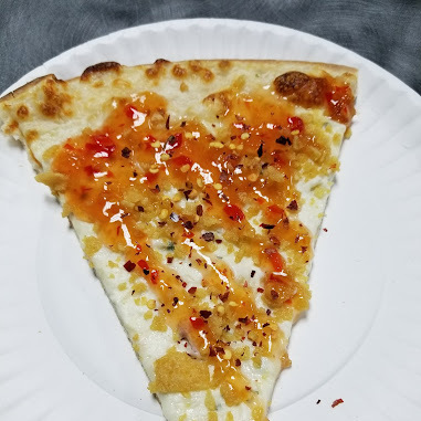 Our popular crab rangoon pizza