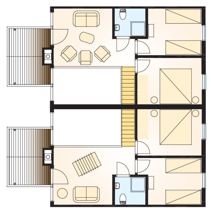 Grundriss vom Ferienhaus Fünen xxl 
