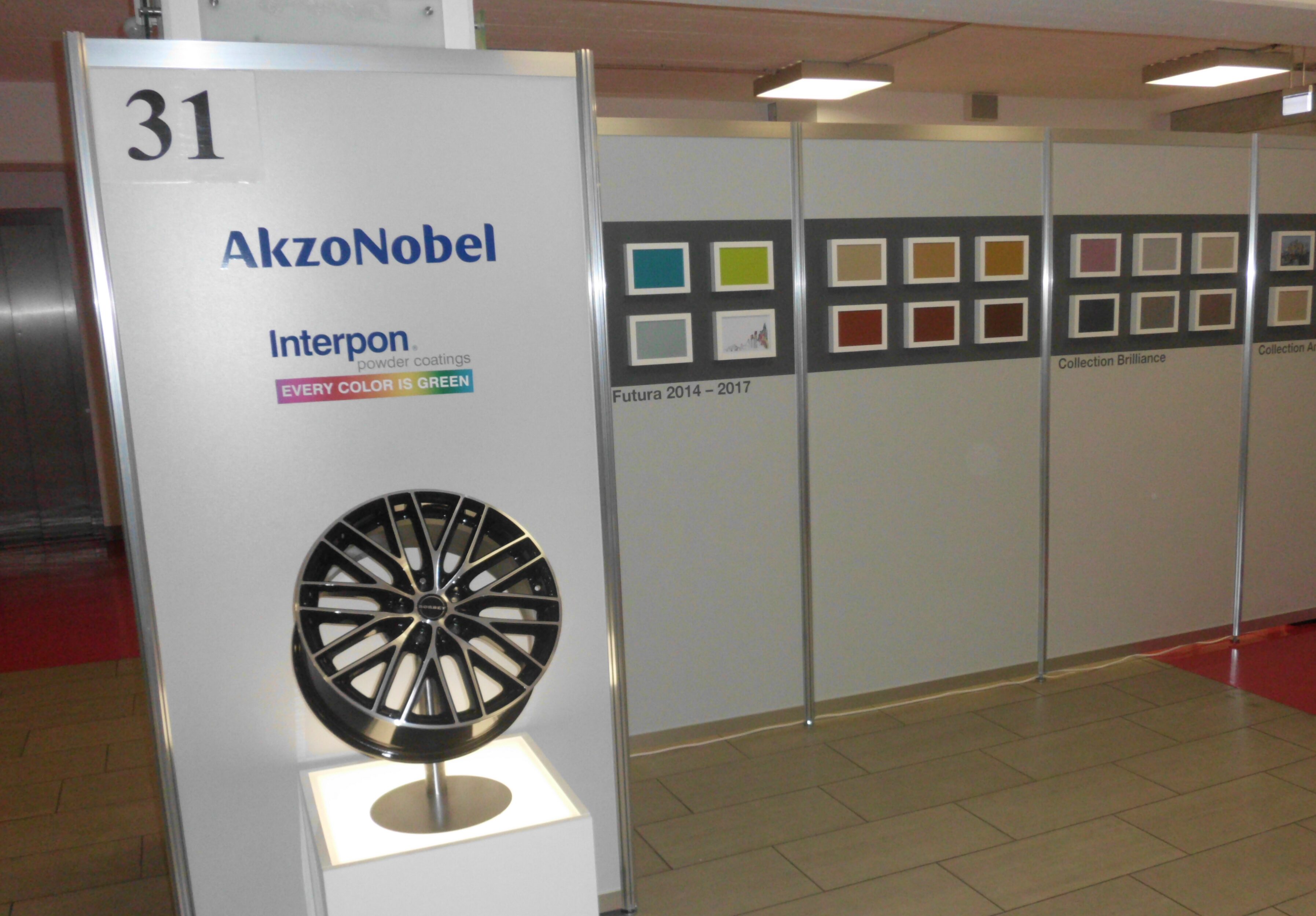 Ausstellung zu Pulverbeschichtungen