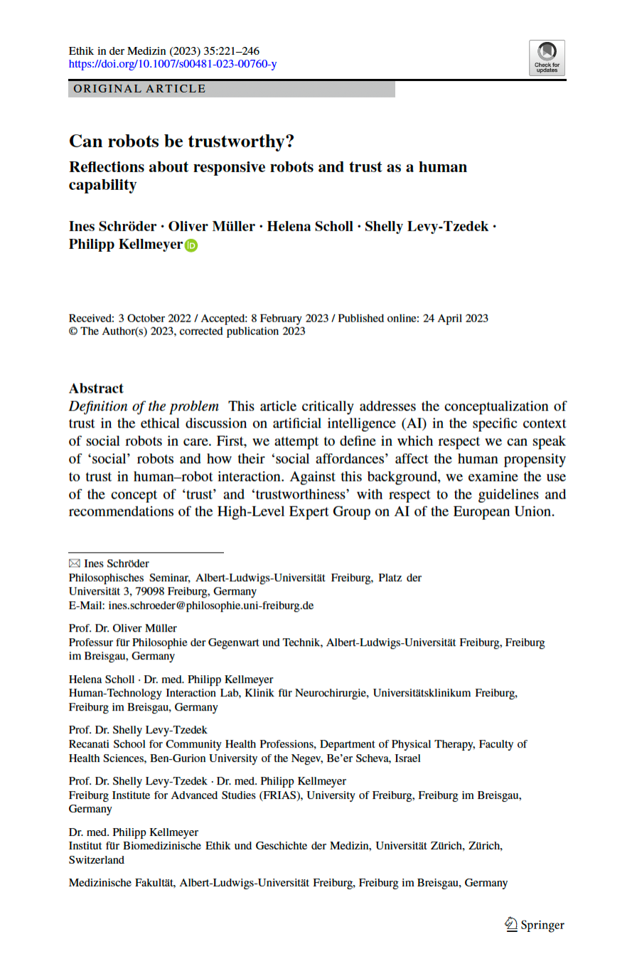 Schleidgen, S., Kremling, A., Mertz, M., Kuehlmeyer, K., Inthorn, J., Haltaufderheide, J. (2023). How to Derive Ethically Appropriate Recommendations for Action. A Methodology for Applied Ethics. In: Medicine, Health Care and Philosophy 26/2, 175-184