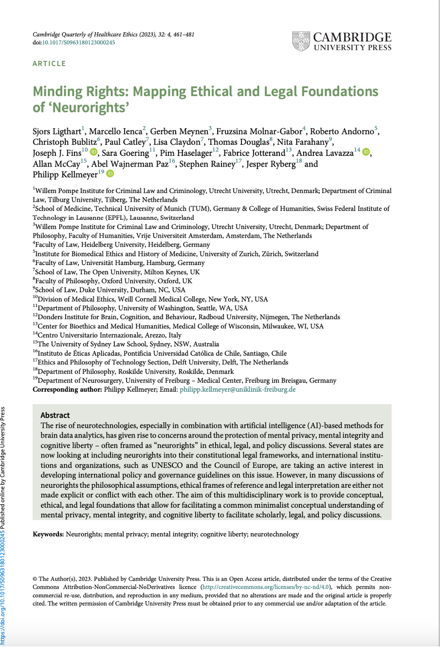 Heinrichs, J.-H. (2023). Brain age Prediction and the Challenge of Biological Concepts of Aging. Neuroethics, 16(3), 25