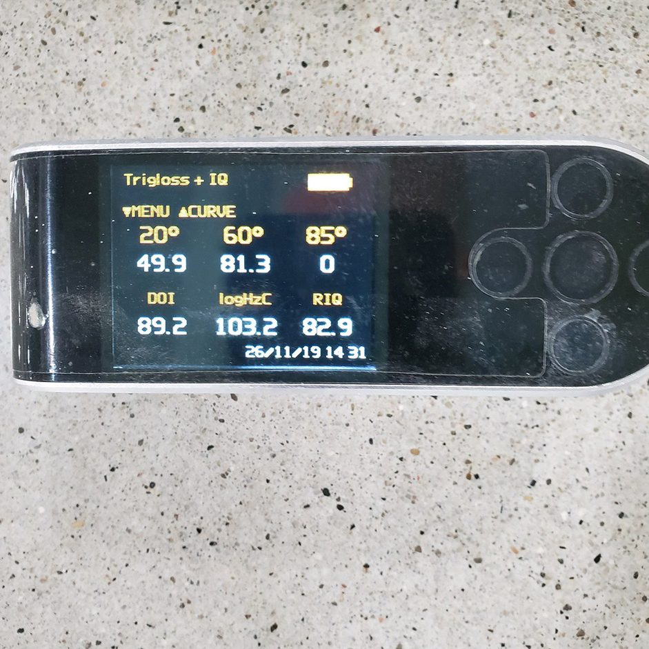 Measuring distinctness of image