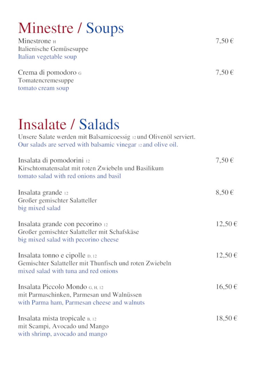 Ristorante Piccolo Mondo Italienisches Restaurant in Berlin