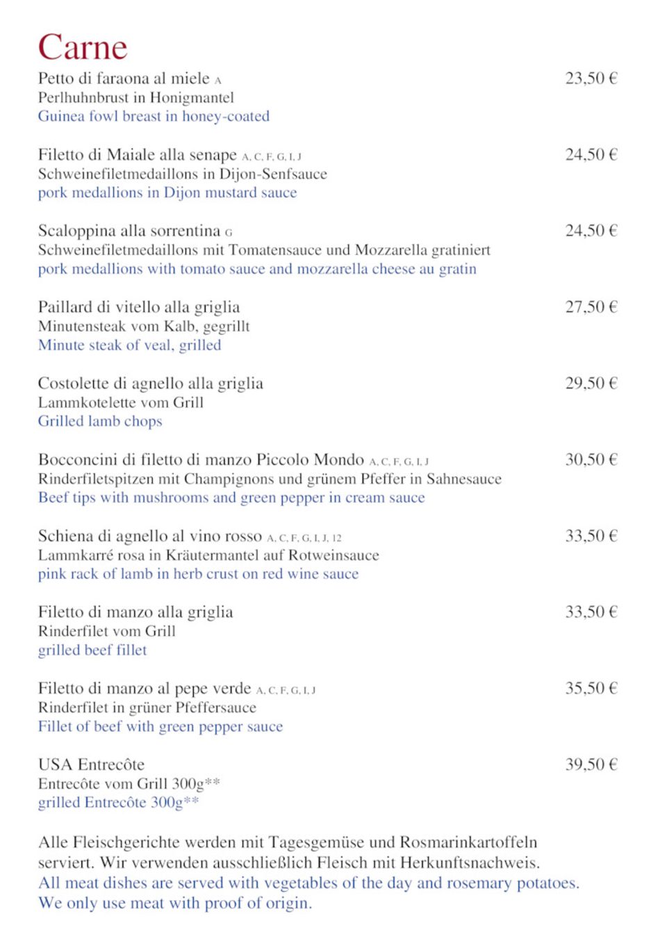 Ristorante Piccolo Mondo Italienisches Restaurant in Berlin