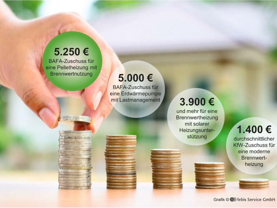 Verschiedene Zuschüsse von BAFA und KfW