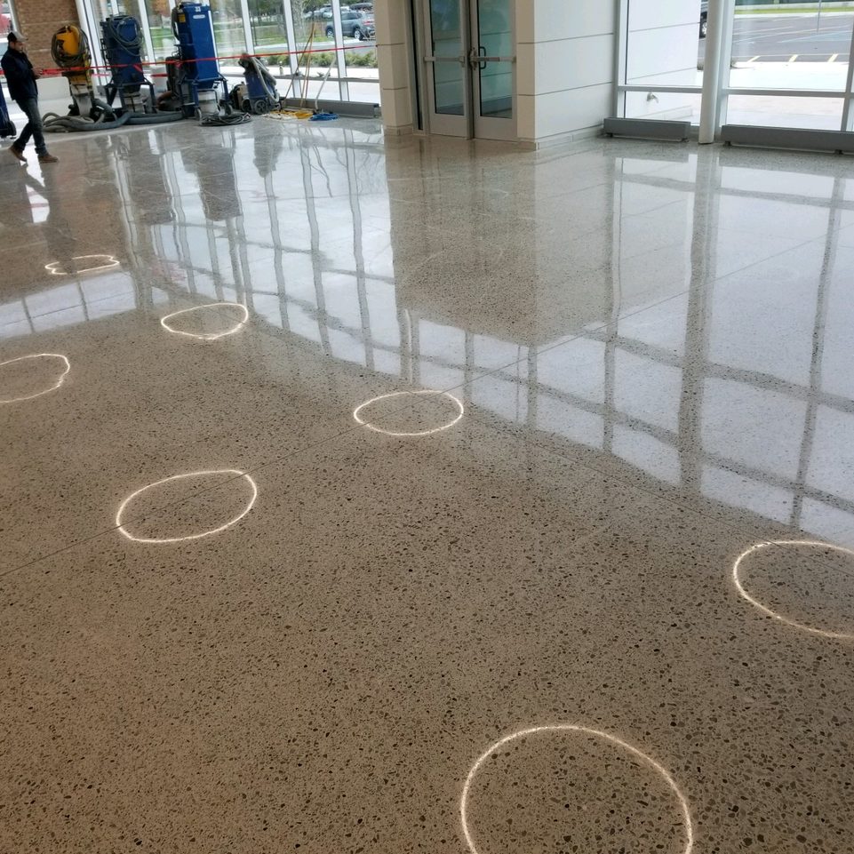 Polished Concrete Exposed Aggregate